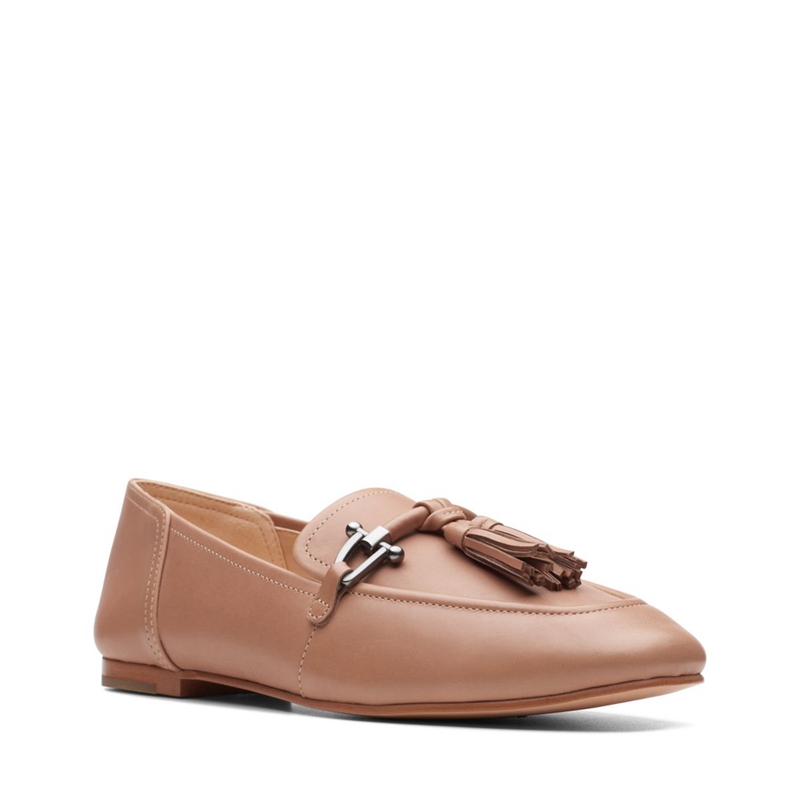 Brown Clarks Pure 2 Tassel Praline Combi Women's Pumps | 48025-JMFG