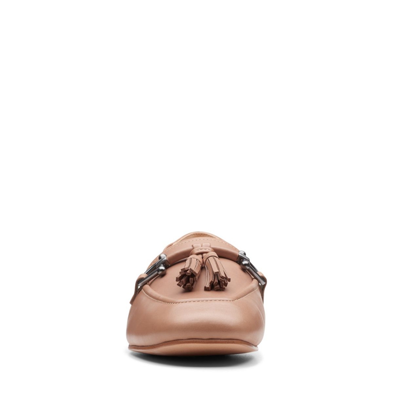 Brown Clarks Pure 2 Tassel Praline Combi Women's Pumps | 48025-JMFG