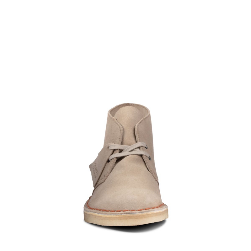 Brown Clarks Sand Suede Men's Ankle Boots | 12436-GKEA