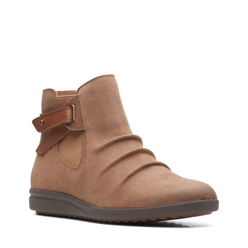 Brown Clarks Tamzen Mid Women's Desert Boots | 15942-FMUK