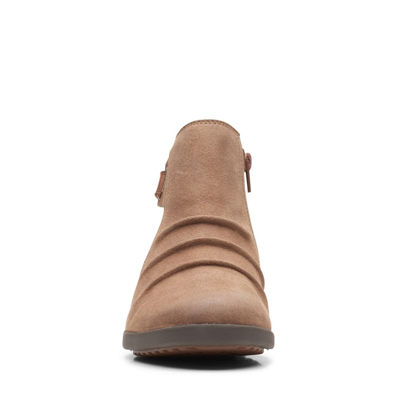 Brown Clarks Tamzen Mid Women's Desert Boots | 15942-FMUK