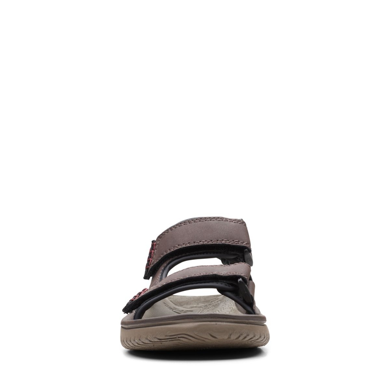 Brown Clarks Wesley Bay Men's Sandals | 14960-ENRP