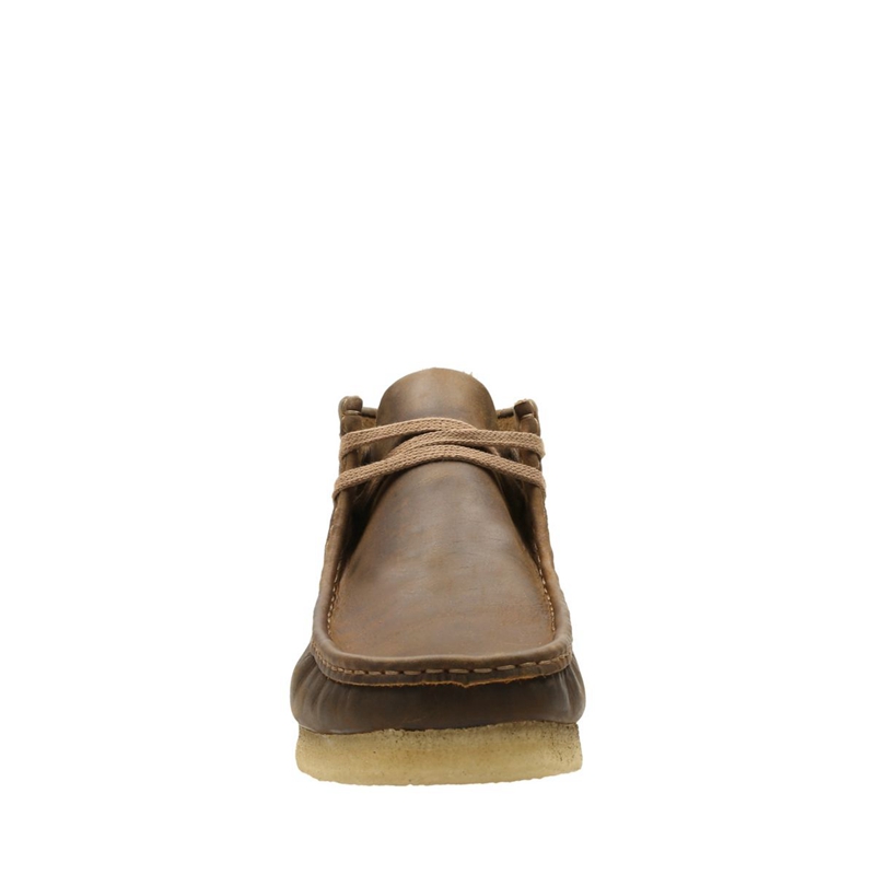 Chocolate Clarks Beeswax Men's Booties | 62381-UKSY