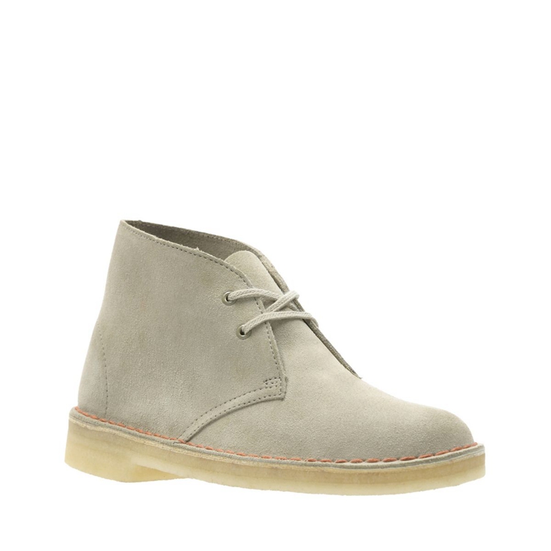 Chocolate Clarks Sand Suede Women's Desert Boots | 23048-BPOQ