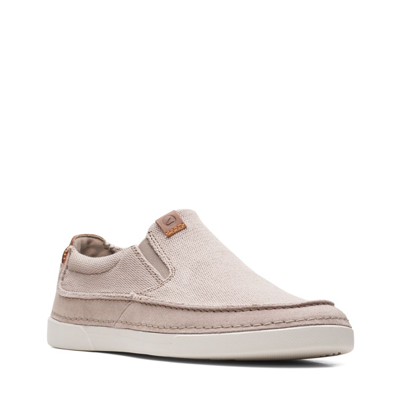 Grey Clarks Gereld Step Stone Combi Men's Slip Ons | 83520-DBCV