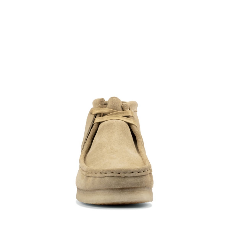 Khaki Clarks Maple Suede Men's Booties | 47015-BMSN