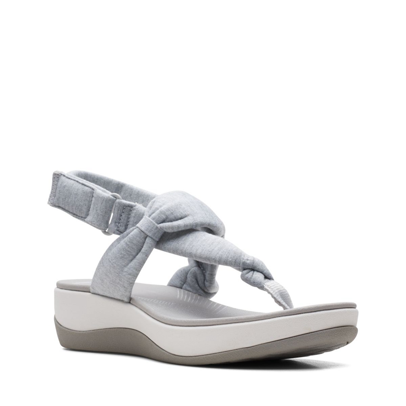 Light Grey Clarks Arla Nicole Women's Sandals | 79853-ZWGT