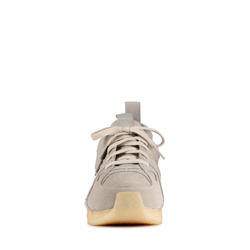 Light Grey Clarks Breacon Suede Men's Sneakers | 09865-CZYO