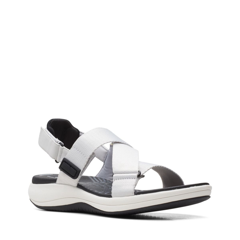 Light Grey Clarks Mira Sun Women's Sandals | 85326-HJDZ