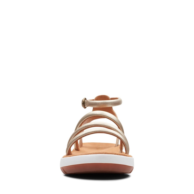 Silver Clarks Jemsa Style Lea Women's Sandals | 86471-SDPZ