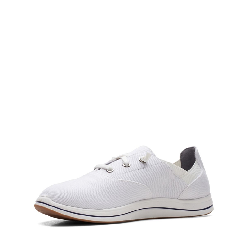 White Clarks Breeze Ave Women's Sneakers | 18436-SYXU