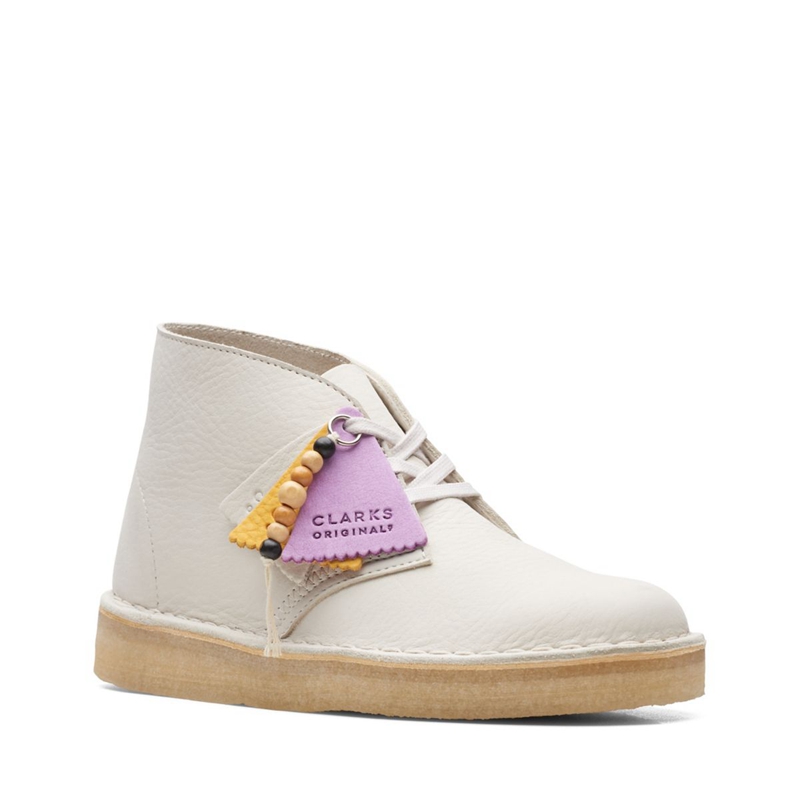 White Clarks Coal Nubuck Women's Desert Boots | 03298-IVTH