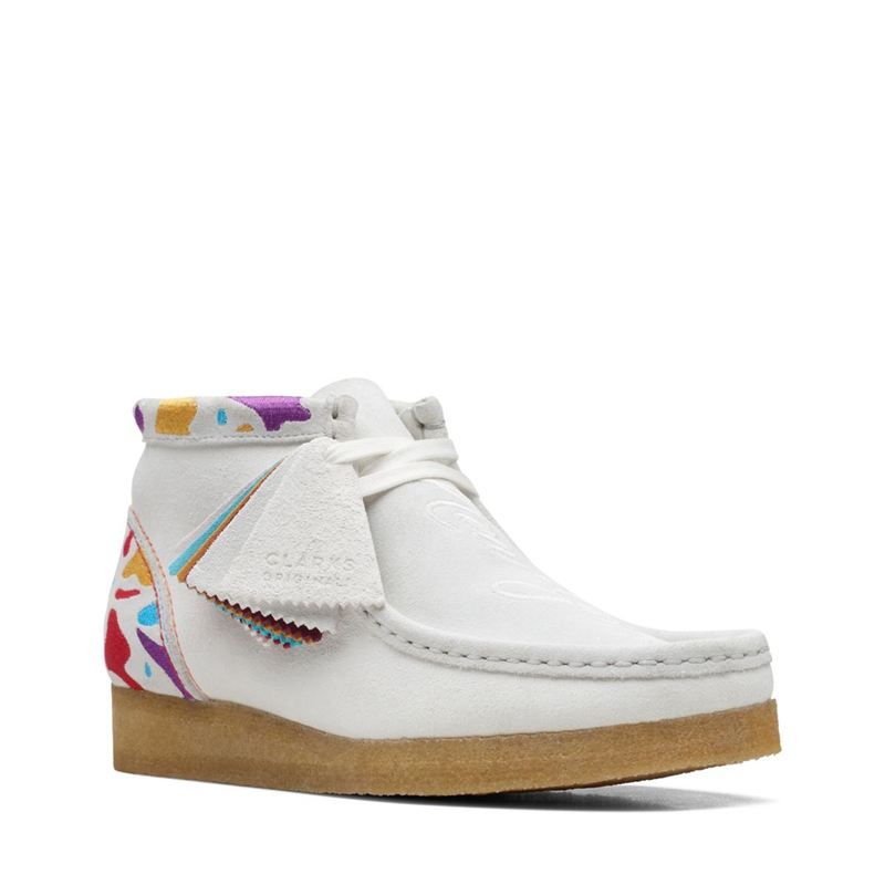 White Clarks Combi Women's Desert Boots | 17928-PQZY