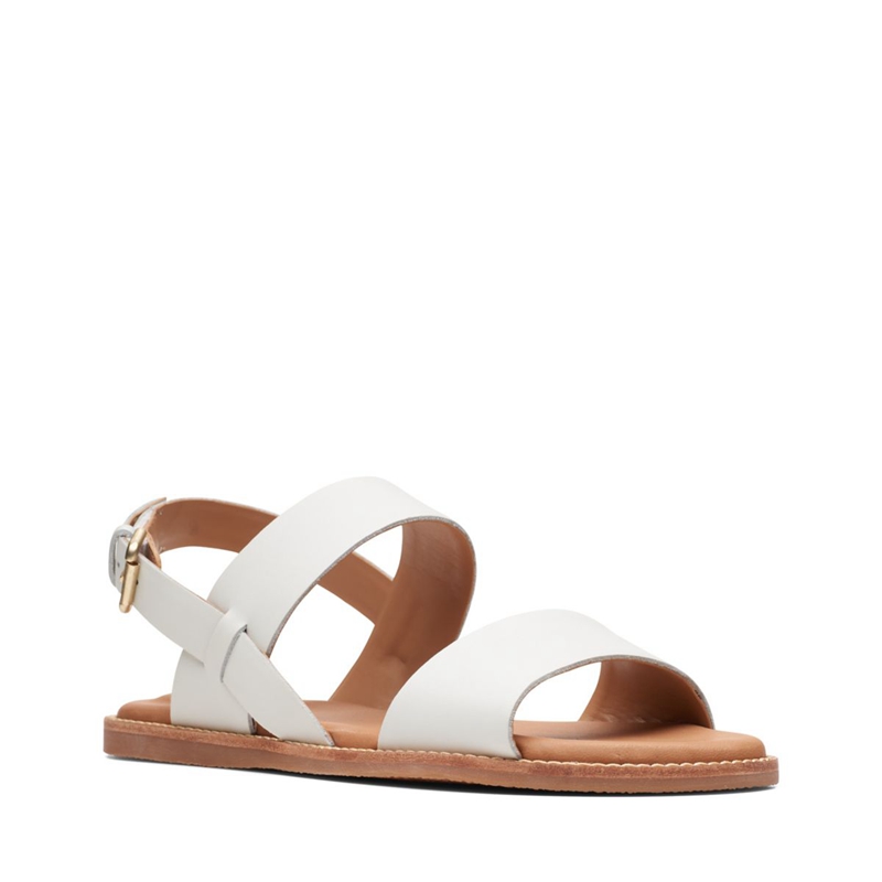 White Clarks Karsea Strap Women's Sandals | 71254-EVQR