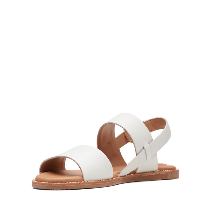 White Clarks Karsea Strap Women's Sandals | 71254-EVQR