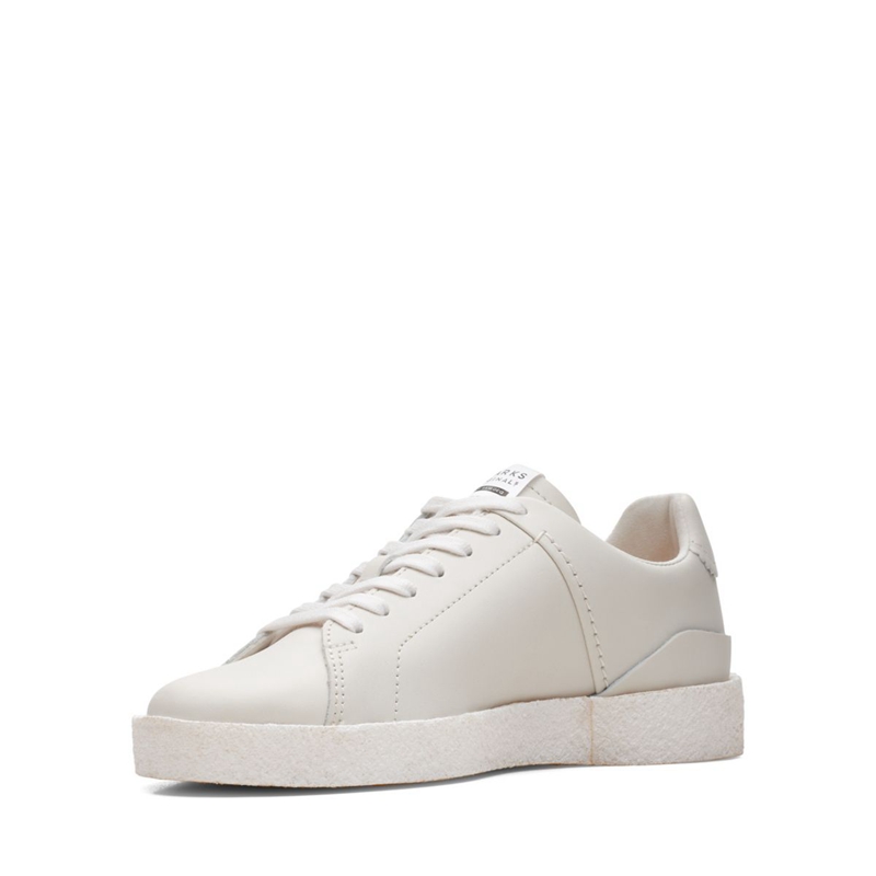 White Clarks Tormatch Women's Sneakers | 94607-HRUM